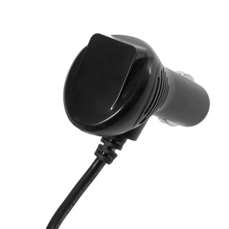 OLESSON No.1639 Universal 120W Dual USB Ports + Three Cigarette Lighter Sockets Car Power Adapter