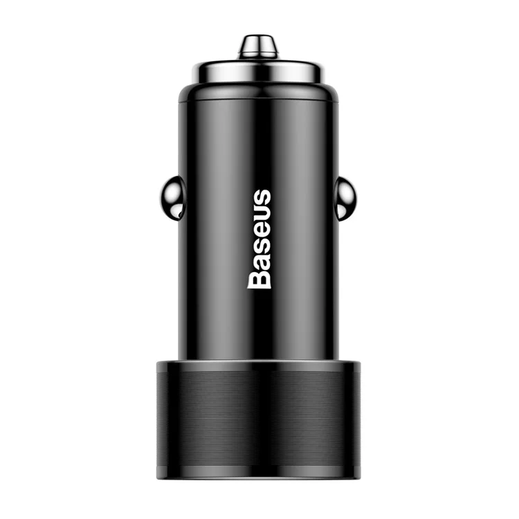 BASEUS QC3.0 Dual USB 36W Fast Car Charge Charger for iPhone Samsung - Black