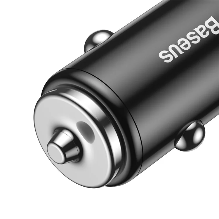 BASEUS QC3.0 Dual USB 36W Fast Car Charge Charger for iPhone Samsung - Black