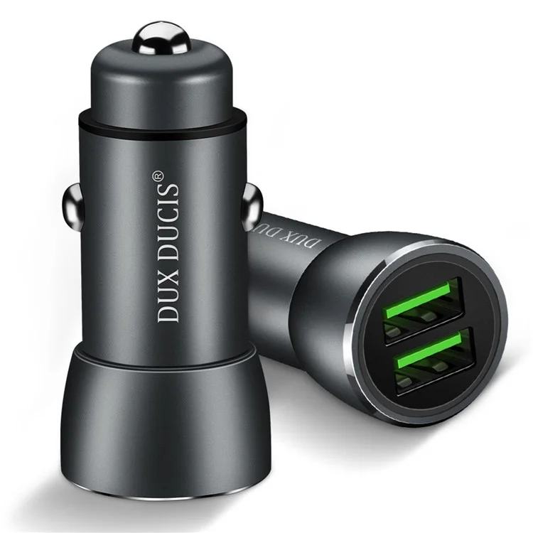 DUX DUCIS B10 36W Dual Ports QC3.0 Quick Charge USB Car Charger for iPhone Samsung Huawei