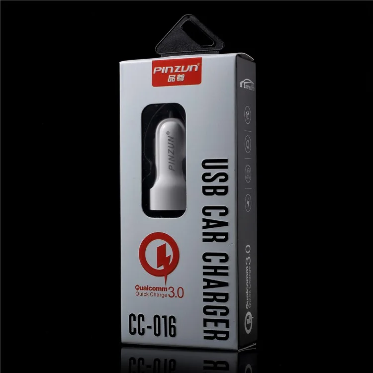 PINZUN CC-016 Quick Charge 3.0 Portable USB Car Charger
