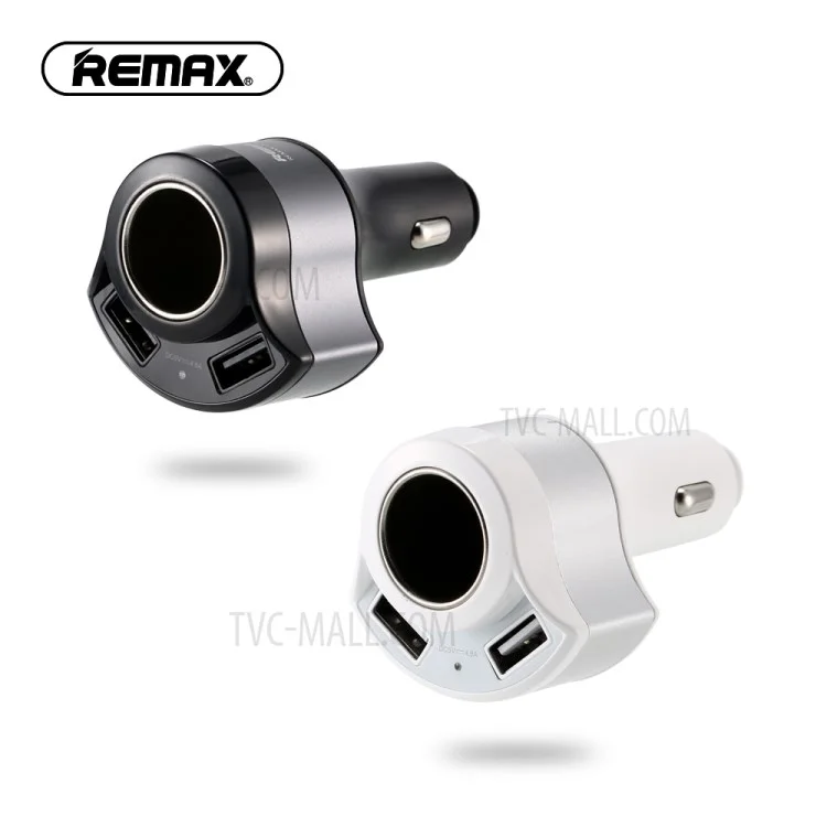 REMAX Journey Series 4.8A Two USB Car Charger for iPhone iPad Samsung HTC - Black