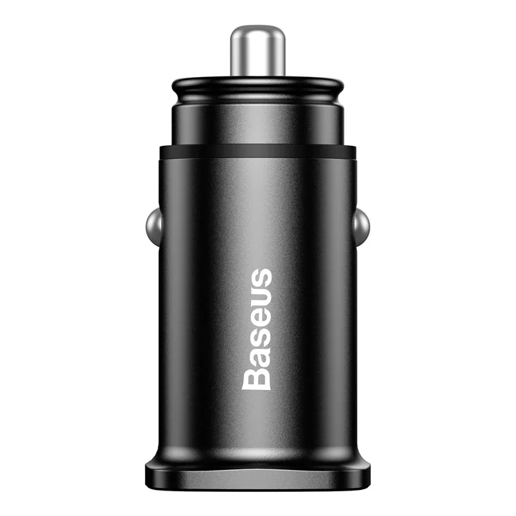 BASEUS BS-C16Q 30W Dual QC3.0 Sormes de Charge Fast Car Chargeur Pour Iphone Samsung - le Noir