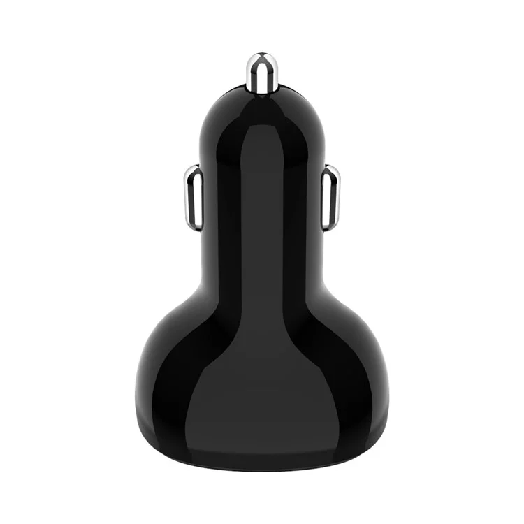 Caricabatterie da auto rapido QC 3.0 con doppia porta USB Type-C e display a LED