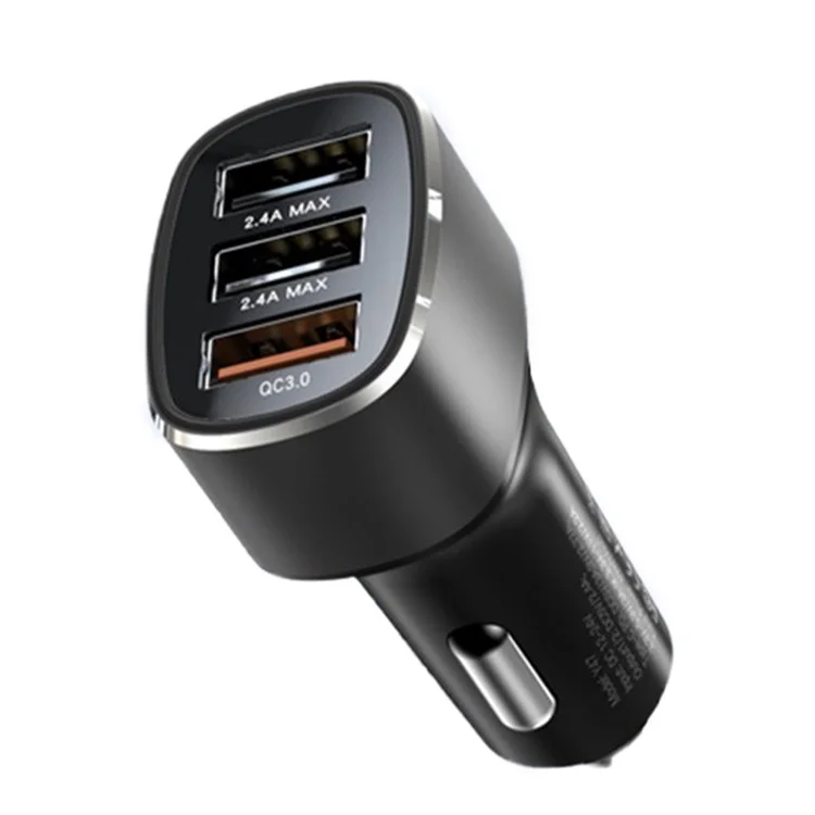 MiniPhone YESIDO Y46 QC 3.0 - Smart Car Charger 3 USB Port 42W Mini Phone Charger für iPhone / Samsung / Huawei / HTC