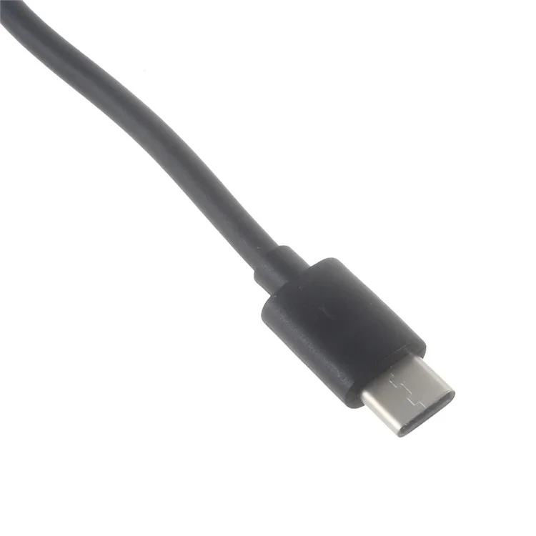 Vehicle Car Charger with USB Type-C Coiled Cable for LG G5/Xiaomi Mi 5 Etc - Black