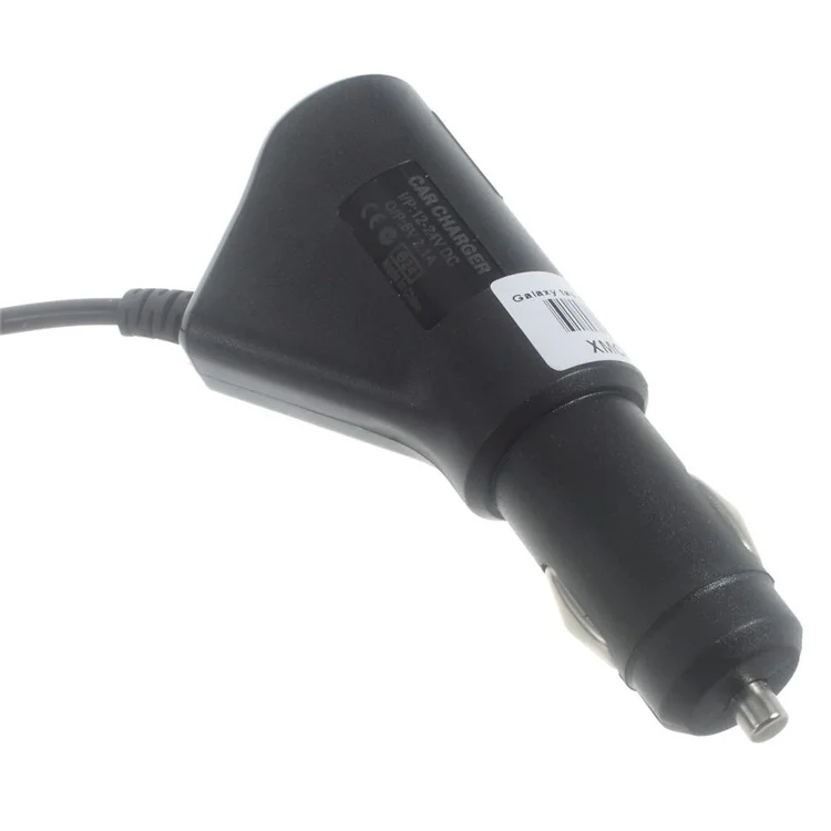 Car Charger with Coiled Cord for Samsung Galaxy Tab 7.7/8.9/10.1/7.0 Plus, Tab 2 7/10.1, Note 10.1