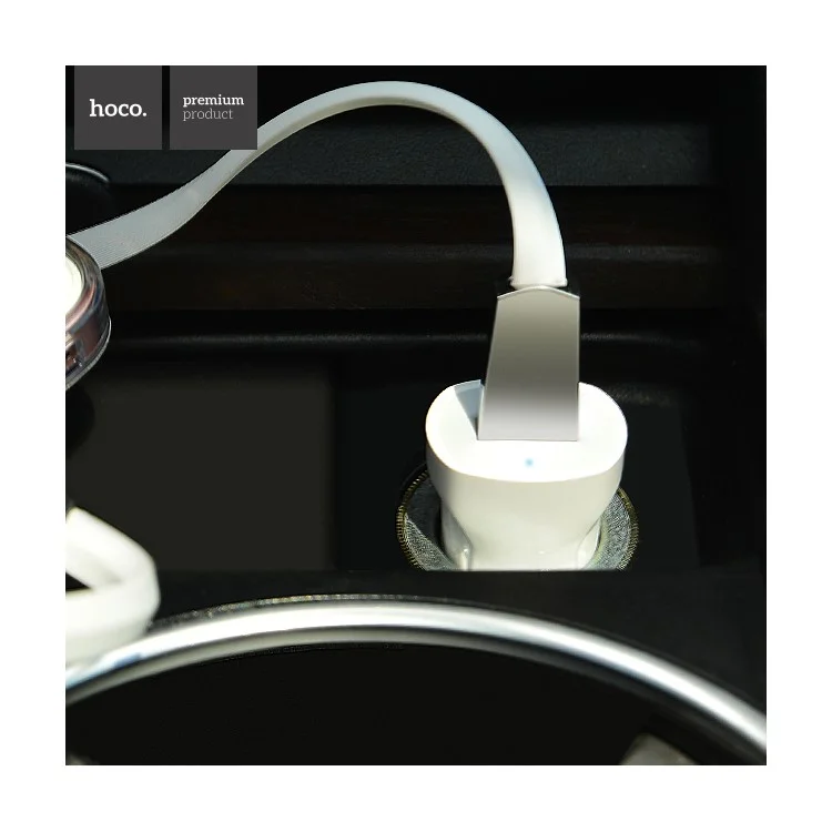 HOCO Z2 5V 1.5A Single USB Car Charger for iPhone Samsung