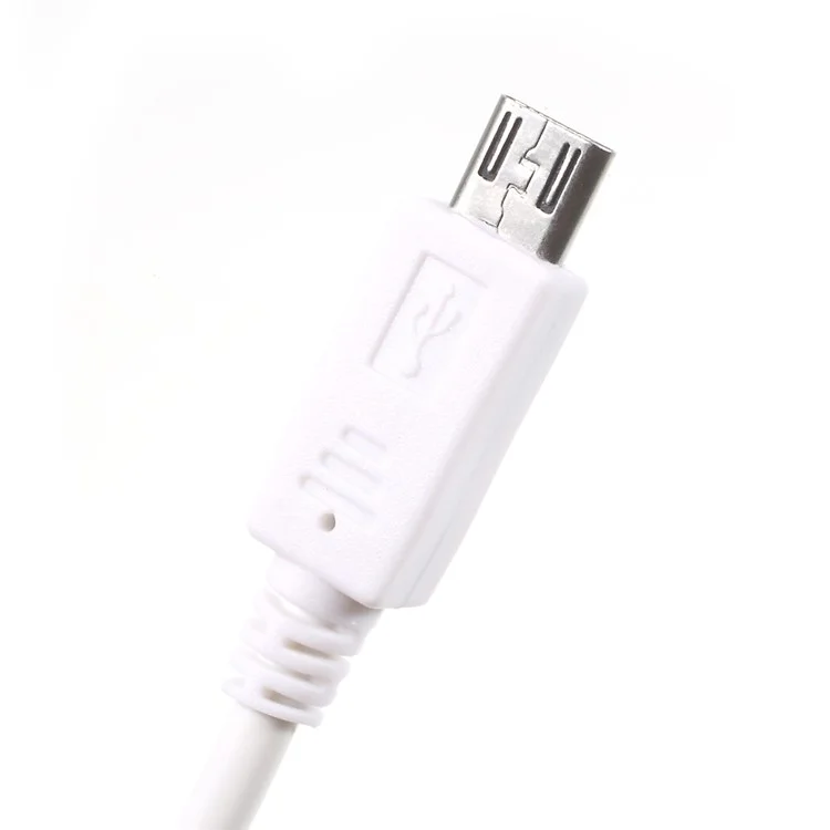 2.1A Springy Car Charger with Micro USB Cable & USB Interface for Samsung Galaxy S7 edge - White