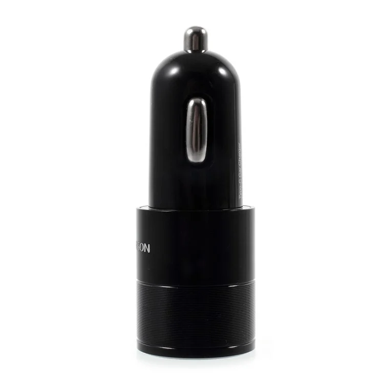 VORSON DC 5V 3A Dual USB Port Car Charger (Type-c + USB 2.0) - Black