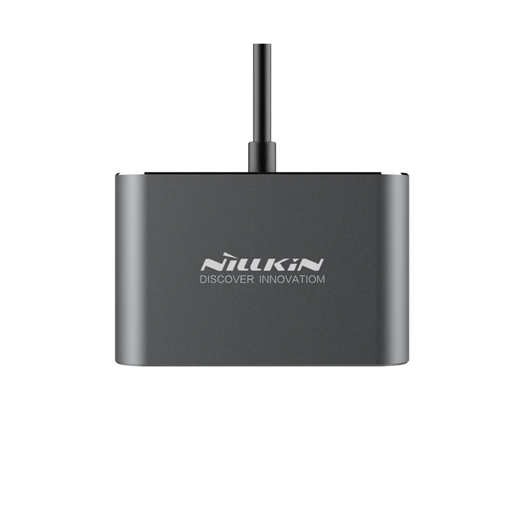 NILLKIN PowerShare 4 Ports Type-C QC3.0 Quick Charge Car Charger with Extension Wire for Samsung S8 etc.