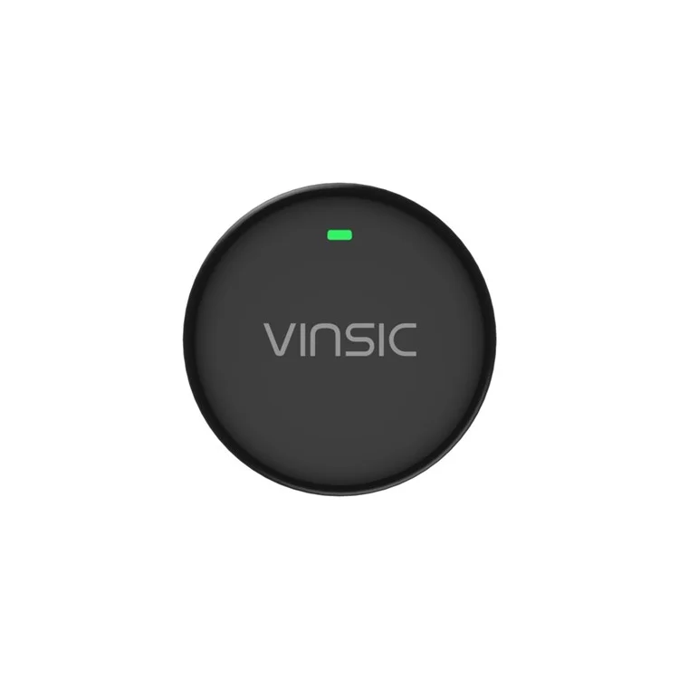 VINSIC VSCC207 5V 5.4A 27W Fast Type-C Dual-port USB Type-C Car Charger for iPhone Samsung - Black