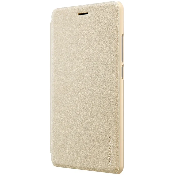 NILLKIN Sparkle Series for Meizu PRO 7 Flip Leather Protection Case Accessory - Gold