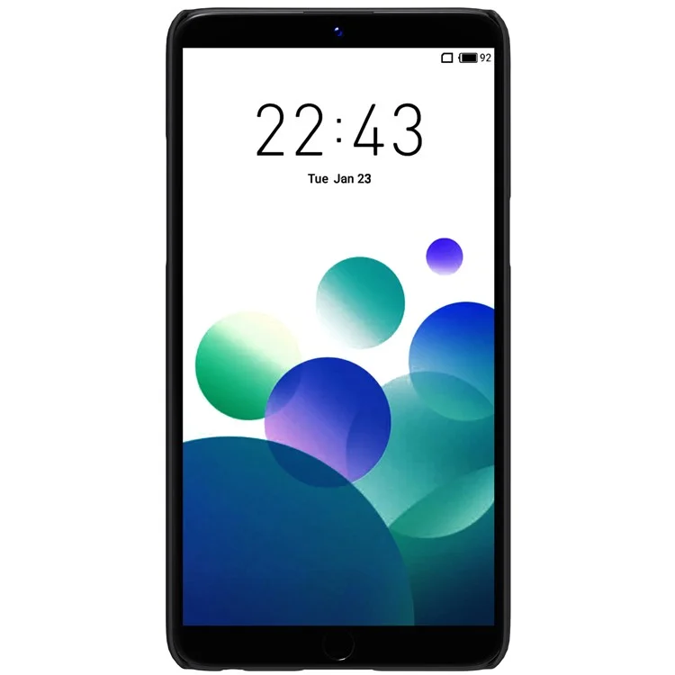 NILLKIN Super Frosted Shield PC Cell Phone Case + Screen Protector for Meizu 15 Plus - Black