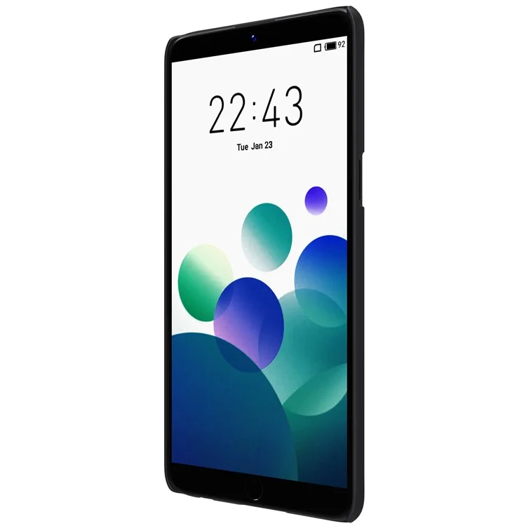 NILLKIN Super Frosted Shield PC Cell Phone Case + Screen Protector for Meizu 15 Plus - Black