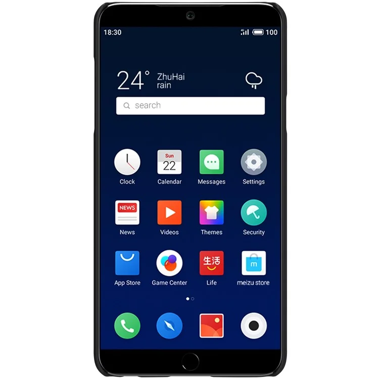 NILLKIN Super Frosted Shield Hard PC Case for Meizu 15 - Black