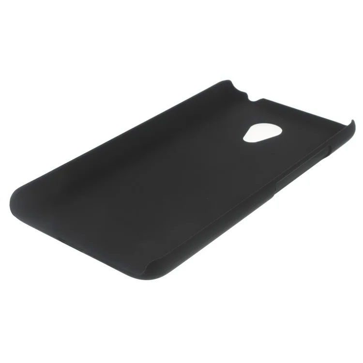 Rubberized PC Case Anti-fingerprint Cover for Meizu m3 / Blue Charm 3 - Black