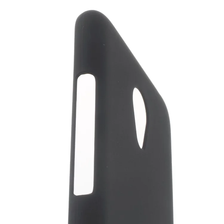 Rubberized PC Case Anti-fingerprint Cover for Meizu m3 / Blue Charm 3 - Black