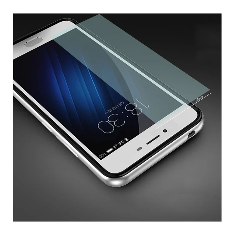 IPAKY PC Frame + TPU Back Hybrid Case for Meizu m3s - Silver