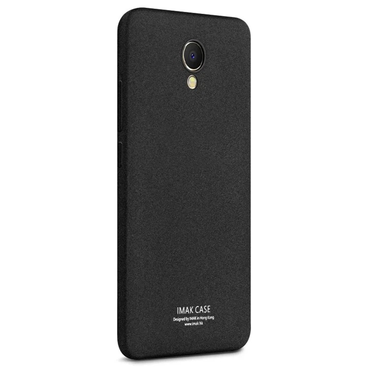 IMAK Silky Anti-scratch TPU Mobile Casing for Meizu m5 Note with Screen Protector - Matte Black