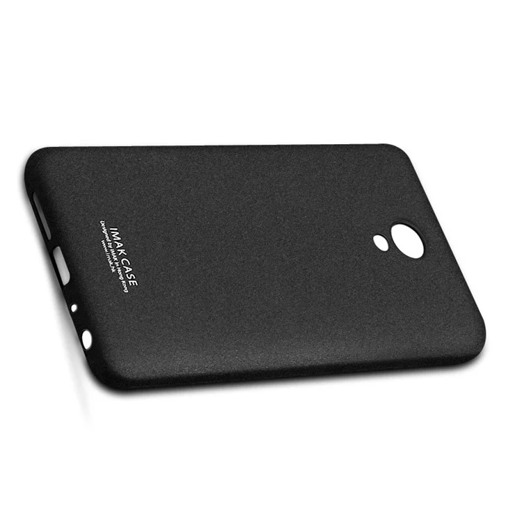 IMAK Silky Anti-scratch TPU Mobile Casing for Meizu m5 Note with Screen Protector - Matte Black