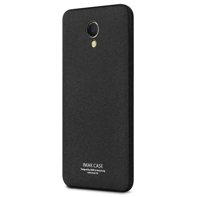 IMAK Silky Anti-scratch TPU Mobile Casing for Meizu m5 Note with Screen Protector - Matte Black