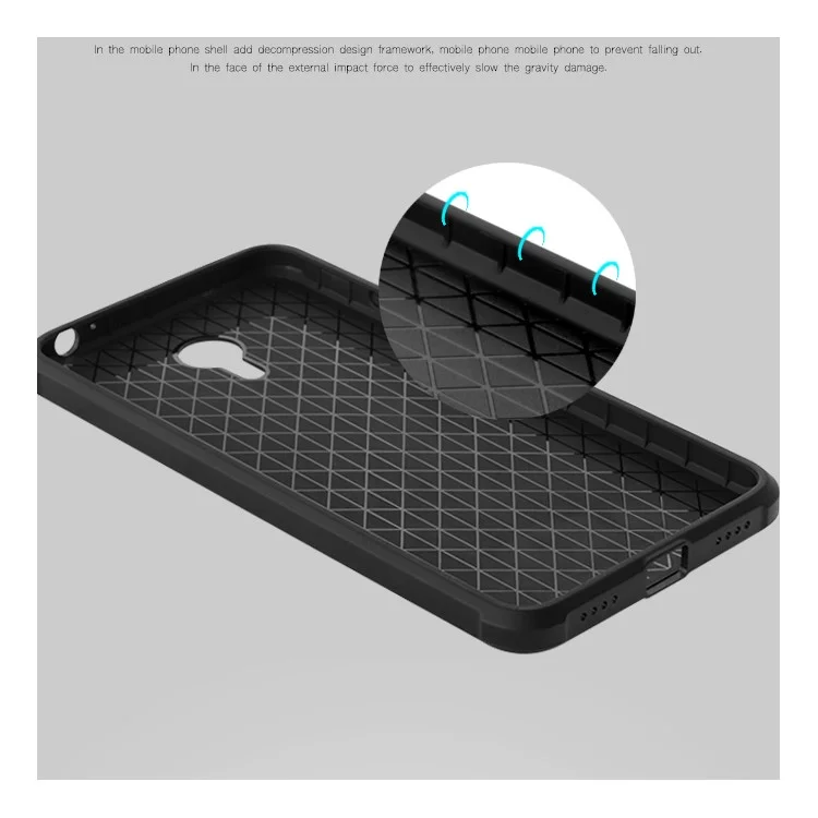 Auspicious Dragon Pattern Drop-proof Imprint TPU Cover for Meizu m3 note / Blue Charm Note3 - Black