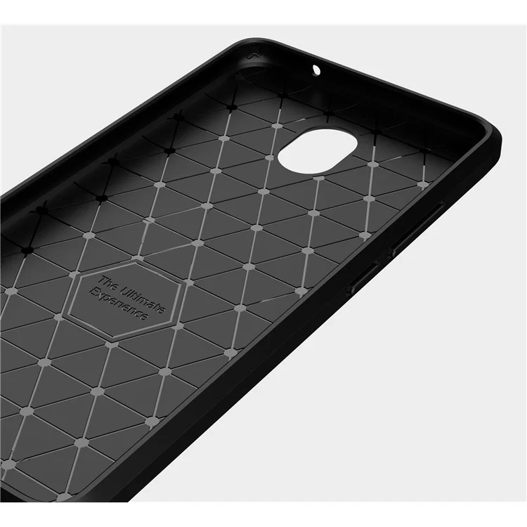 Carbon Fibre Brushed TPU Case for Meizu m5 Note - Black