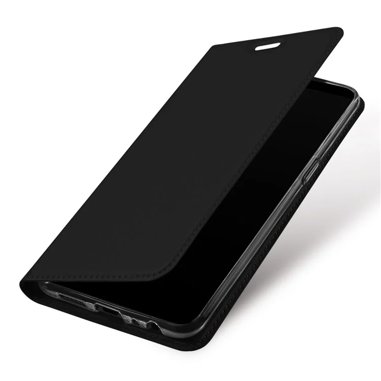 DUX DUCIS Skin Pro Series Card Holder Stand Leather Mobile Case for OPPO F5/A73/F5 Youth - Black
