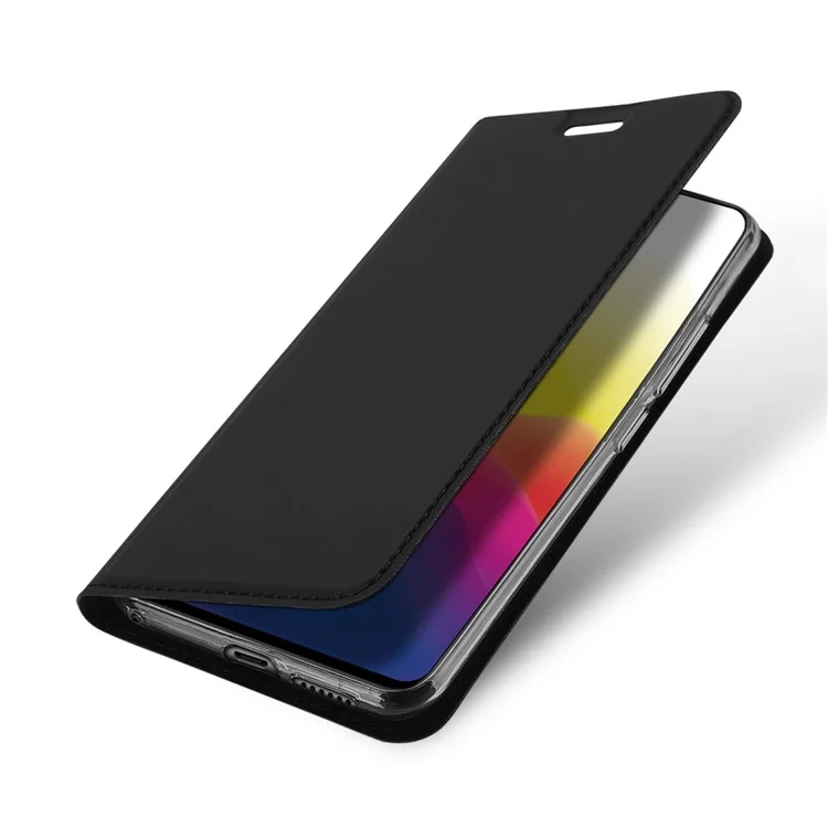 DUX DUCIS Skin Pro Series Card Holder Stand Leather Mobile Case for vivo X21 - Black