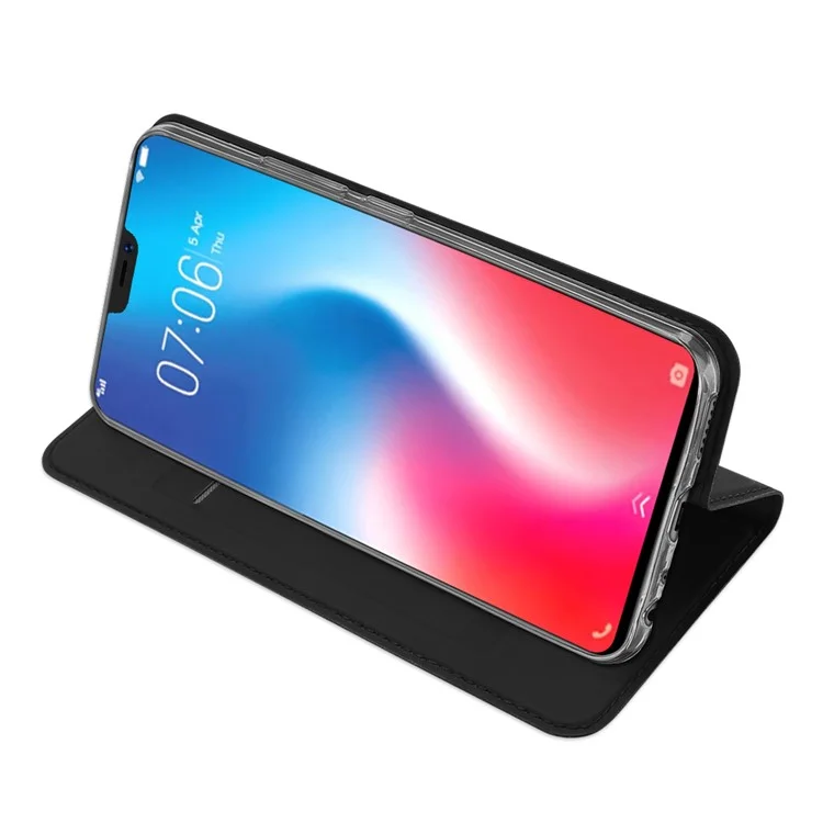 DUX DUCIS Skin Pro Series Leather Stand Case for vivo V9 - Grey