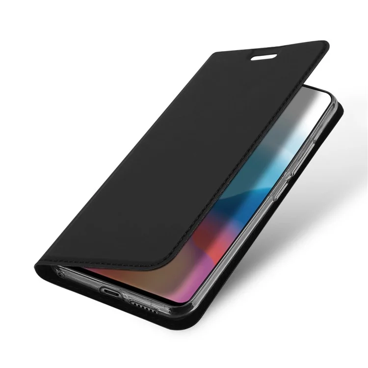 DUX DUCIS Skin Pro Series Flip Leather Stand Mobile Casing for vivo X21 UD - Black