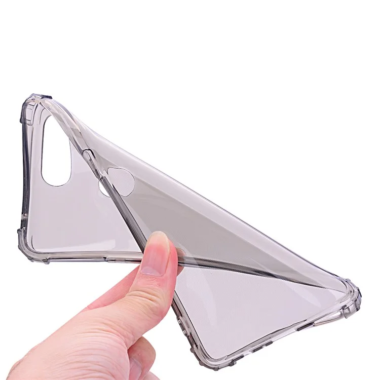 Shockproof TPU Mobile Phone Case for Oppo R15 Pro - Grey