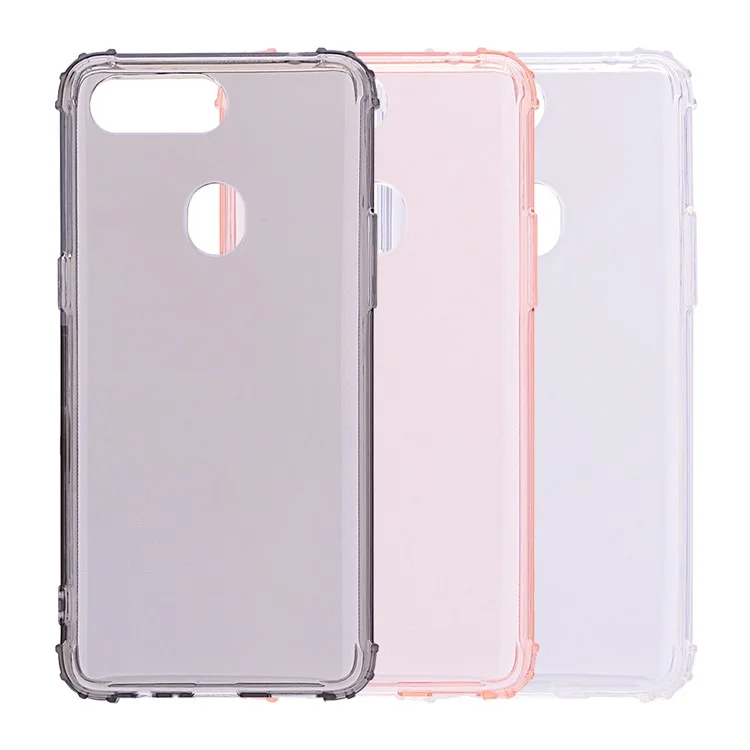 Shockproof TPU Mobile Phone Case for Oppo R15 Pro - Grey