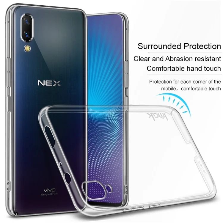 IMAK Crystal Case II Pro+ Scratch-resistant PC Case + Protector Film for vivo NEX S