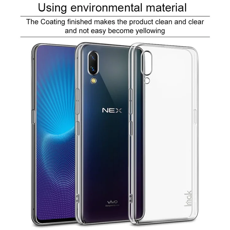 IMAK Crystal Case II Pro+ Scratch-resistant PC Case + Protector Film for vivo NEX S