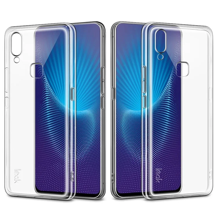 IMAK Stealth Clear TPU Mobile Phone Case + Screen Protector Film for vivo NEX A - Transparent