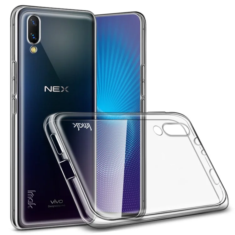 IMAK Stealth Clear TPU Mobile Phone Case + Screen Protector Film for vivo NEX S