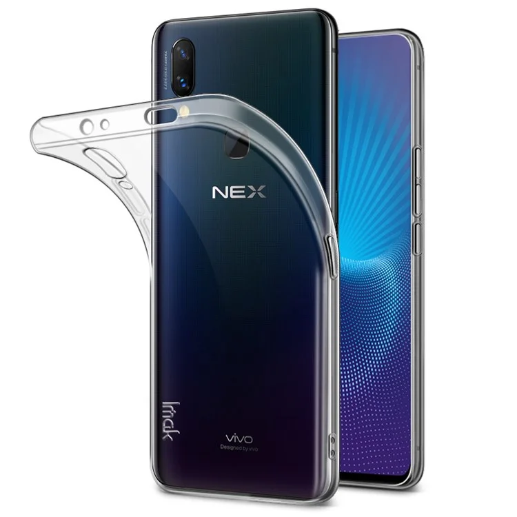 IMAK Stealth Clear TPU Mobile Phone Case + Screen Protector Film for vivo NEX S