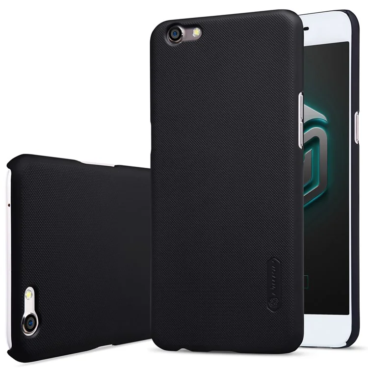 NILLKIN for Oppo R9s Super Frosted Shield Hard Case + Screen Protector - Black
