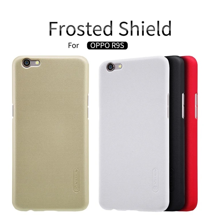 NILLKIN for Oppo R9s Super Frosted Shield Hard Case + Screen Protector - Black