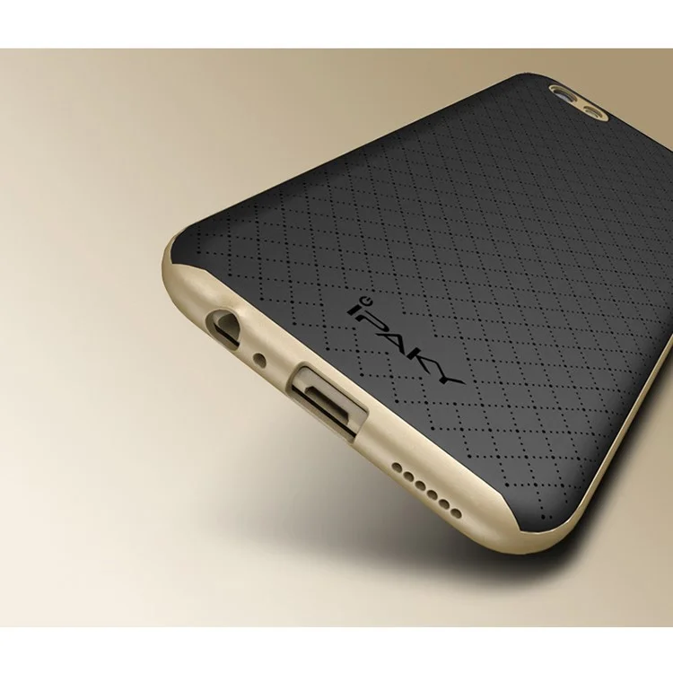 IPAKY PC Bumper + TPU Back Case for Oppo R9s - Gold