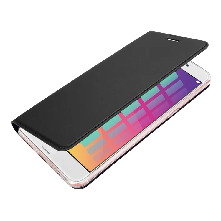 DUX DUCIS Skin Pro Series for Oppo F1 Plus / Oppo R9 Business Leather Stand Phone Casing - Dark Grey