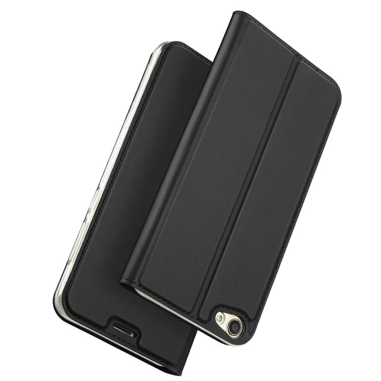 DUX DUCIS Skin Pro Series for Oppo R9s Business Leather Case with Card Slot - Dark Grey