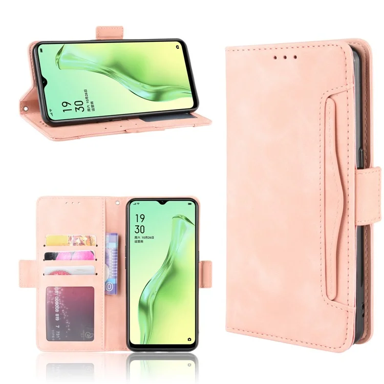 Shell Shell Flip Leather Phone Shell Pour OPPO A8 / A31 (2020) - Or Rose