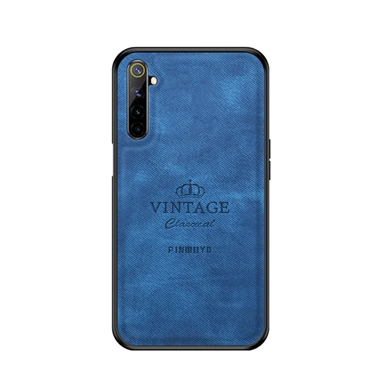 PINWUYO Honorable Series Anti-fall Unique Case for Realme 6 Pro - Синий
