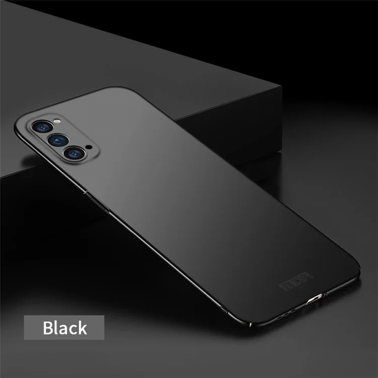 MOFI Shield Matte Plastic Stylish Back Protector Shell for Oppo Reno4 Pro 4G - Black