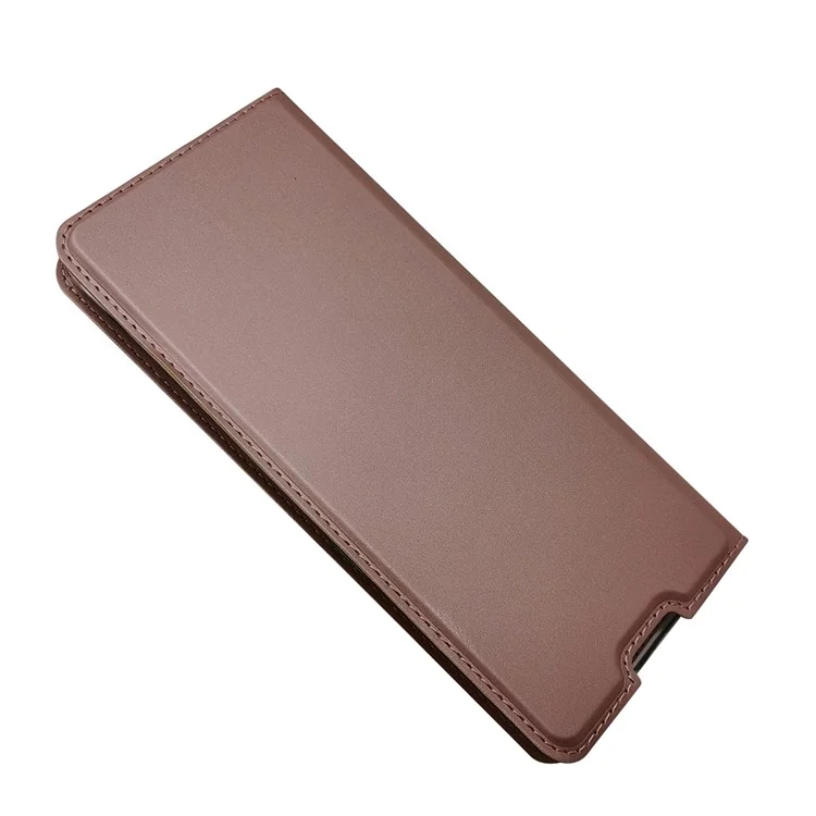 Magnetischer Adsorption Stand Lederkartenhalter Hülle Für Oppo Find X2 Pro - Roségold