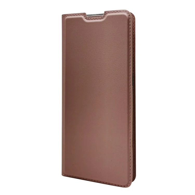 Magnetischer Adsorption Stand Lederkartenhalter Hülle Für Oppo Find X2 Pro - Roségold