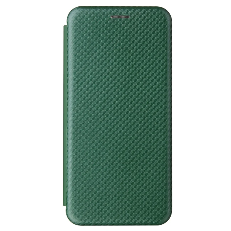 Full Coverage Auto-absorbed Carbon Fiber Leather Card Holder Cover Case for OPPO Reno 5 5G/Reno5 4G/Reno5 K/Find X3 Lite - Green